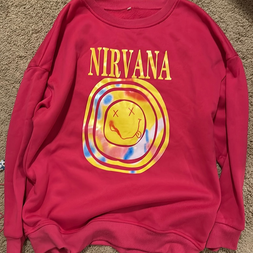 Pink Nirvana crew neck